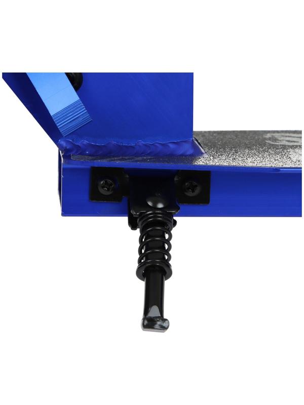 Самокат городской, складной GRAFFITI,  колеса PU 200, 86A, подножка, ABEC 9, цвет синий