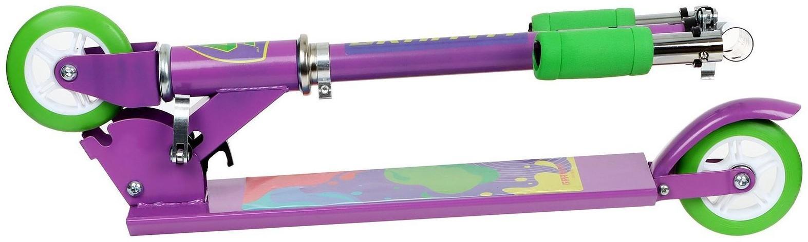Самокат складной GRAFFITI, колёса PVC 100 мм