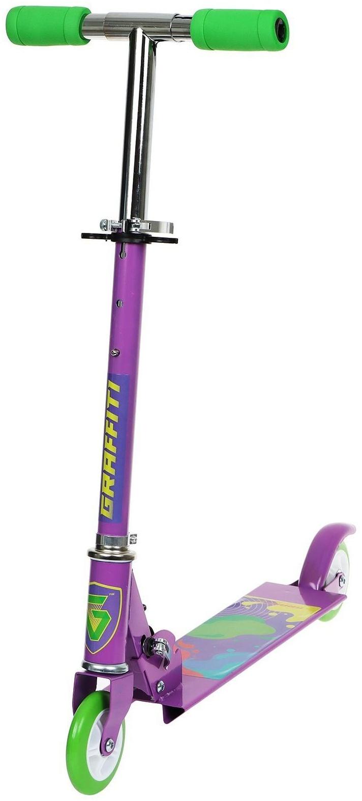 Самокат складной GRAFFITI, колёса PVC 100 мм