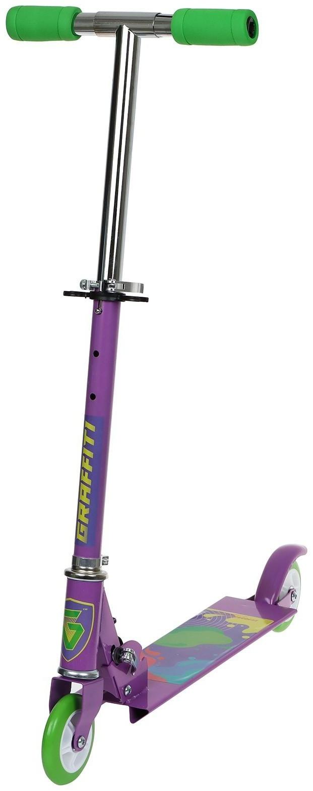 Самокат складной GRAFFITI, колёса PVC 100 мм