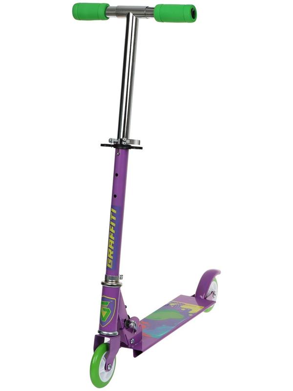 Самокат складной GRAFFITI, колёса PVC 100 мм