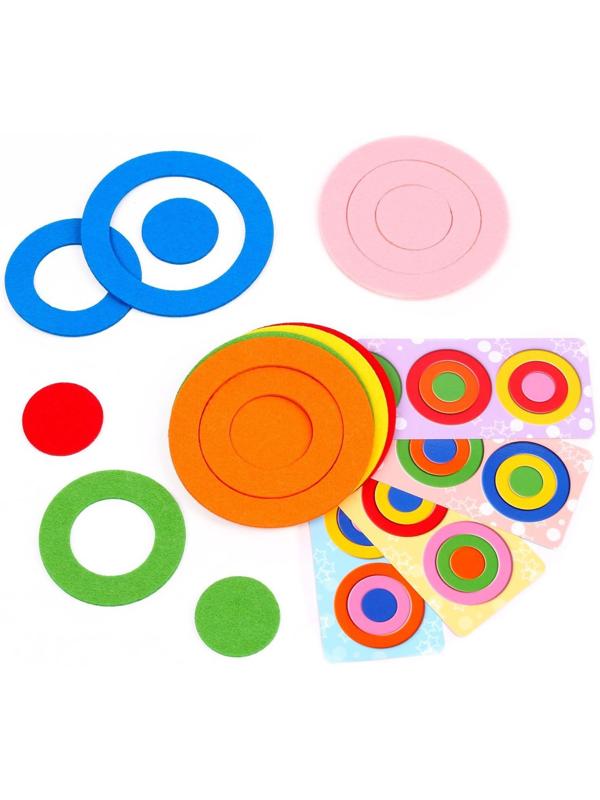 Игровой набор из фетра «Круги»