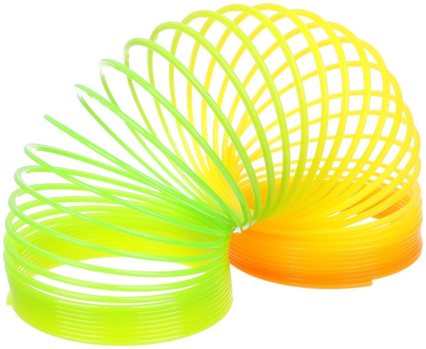 Спираль-радуга «Зелёный монстрик»