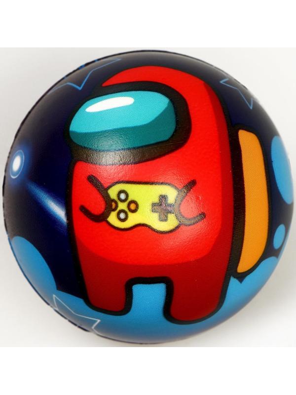 Мягкий мяч «Космос Among Us», 6,3 см, 1 шт.