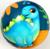 Мягкий мяч «Динозаврики», 6,3 см, МИКС