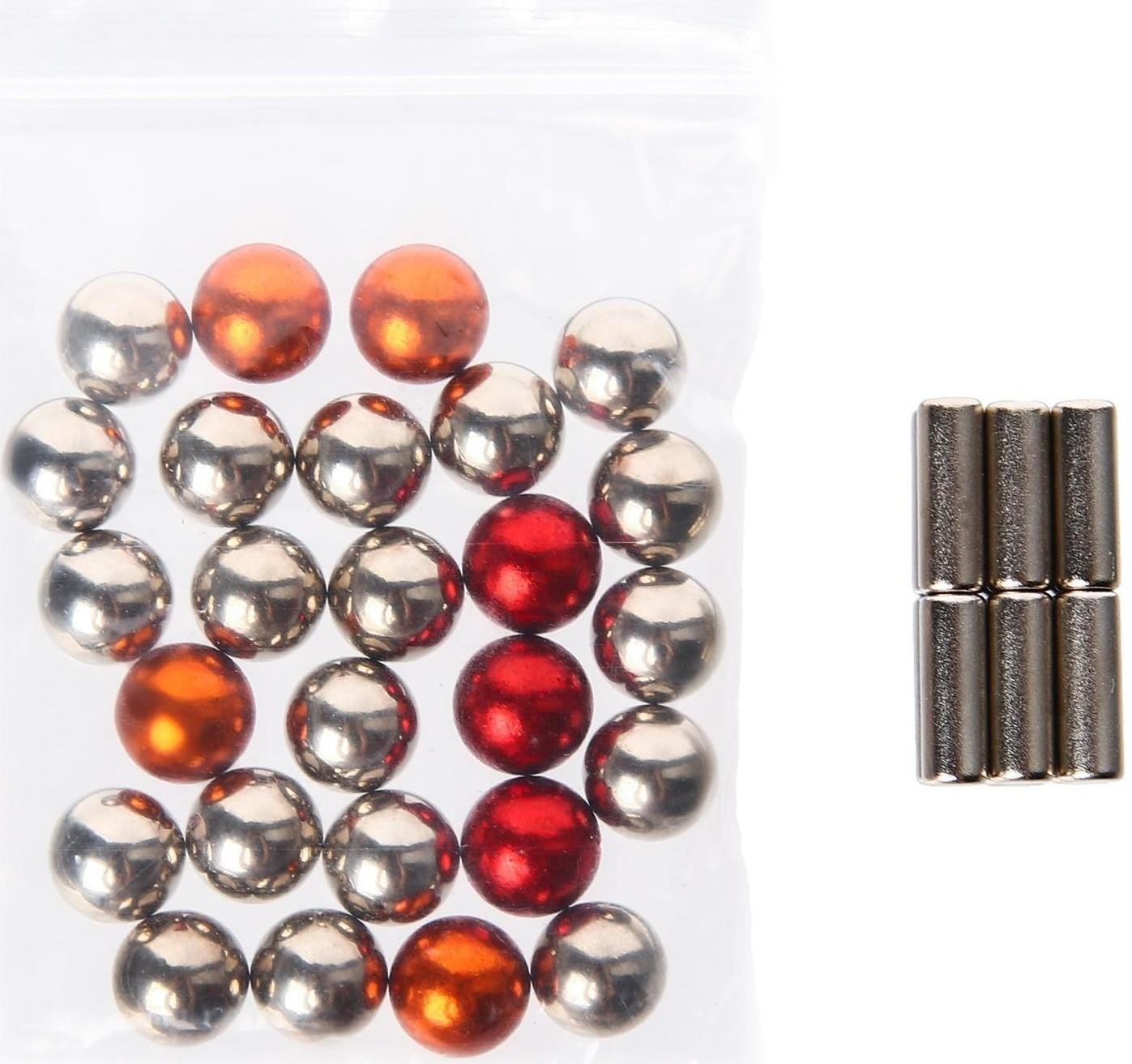 Набор для опытов Фиксики «Магнитные опыты», шарики и палочки