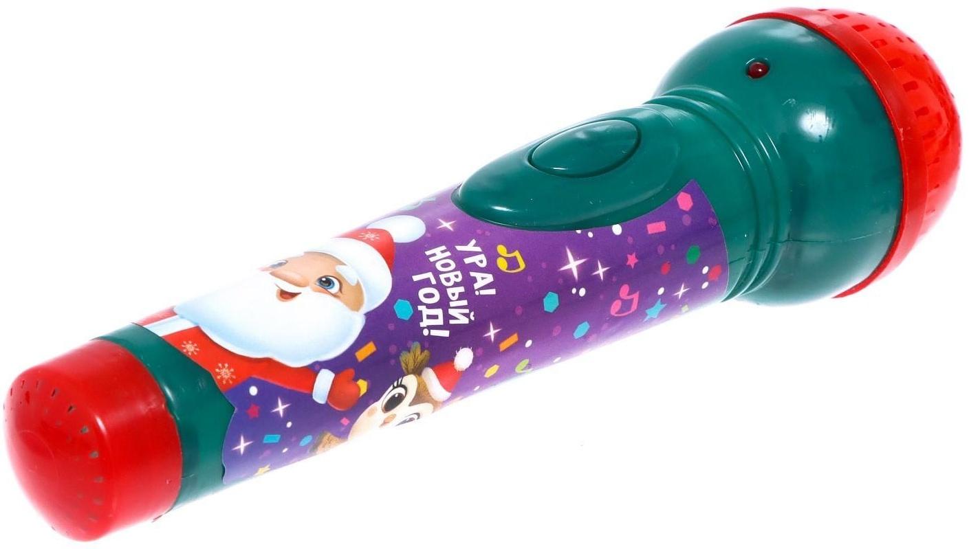 Микрофон музыкальный «Новогодние истории», звук, свет