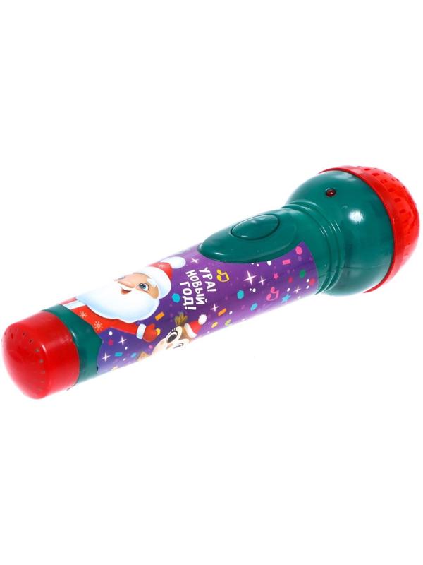 Микрофон музыкальный «Новогодние истории», звук, свет