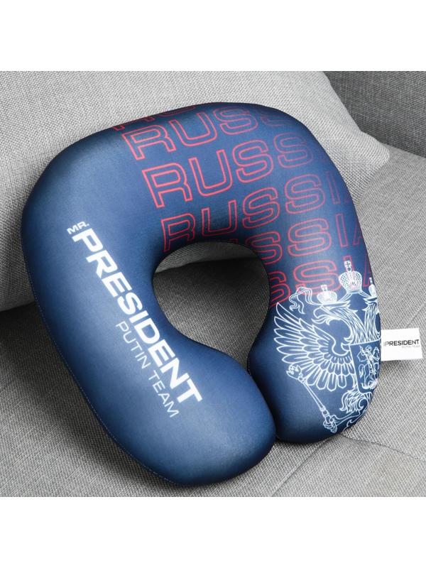Подголовник антистресс «President», синий