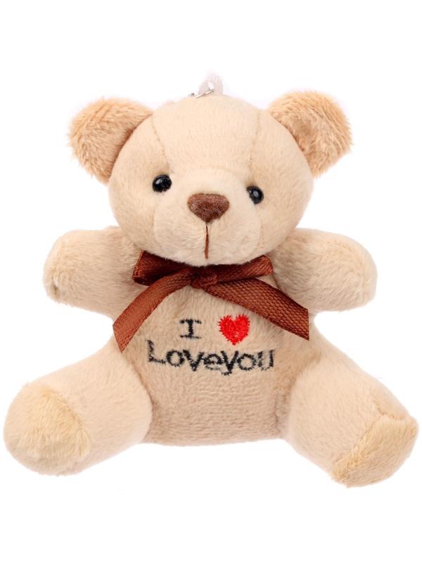 Мягкая ирушка «Мишутка», на брелоке, цвет МИКС