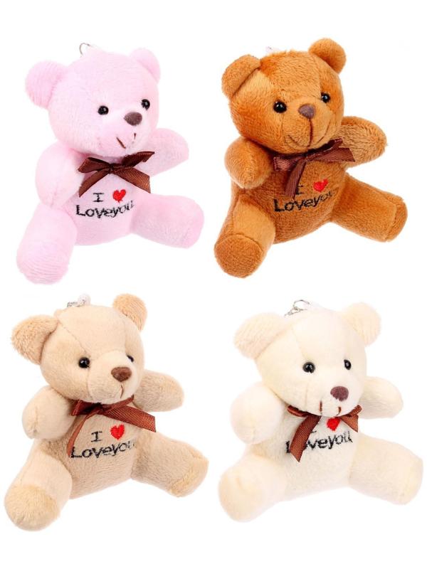 Мягкая ирушка «Мишутка», на брелоке, цвет МИКС