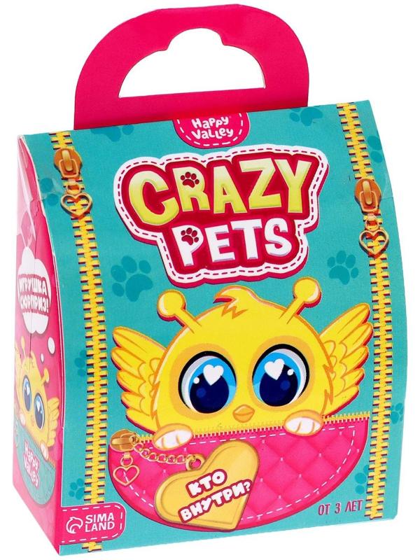 Игрушка-сюрприз Crazy Pets с наклейками