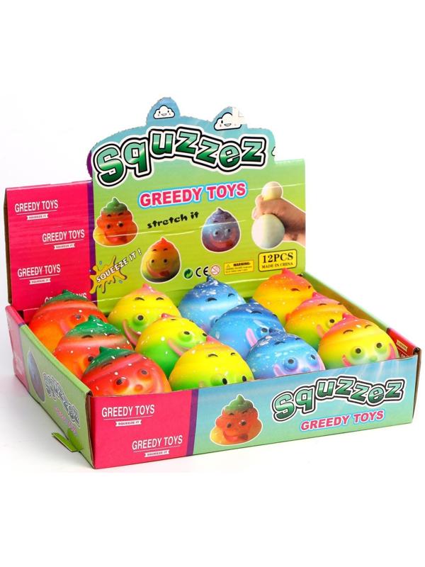 Мялка «Чудик» с пастой, цвета МИКС