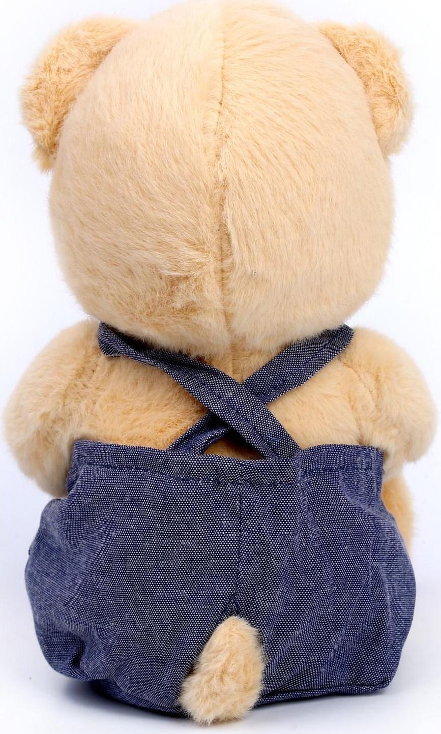 Мягкая игрушка «Мишутка в комбинезоне», цвет МИКС