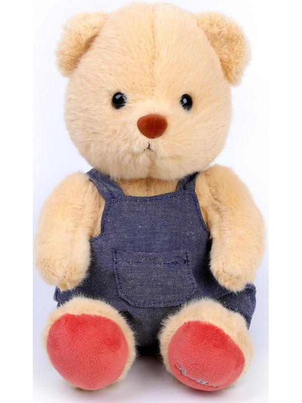 Мягкая игрушка «Мишутка в комбинезоне», цвет МИКС