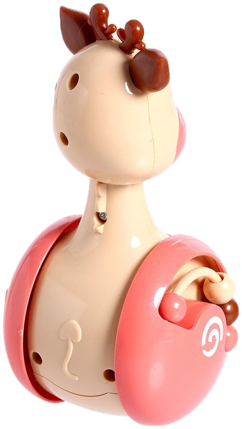 Развивающая игрушка «Оленёнок Робби», цвет бежевый