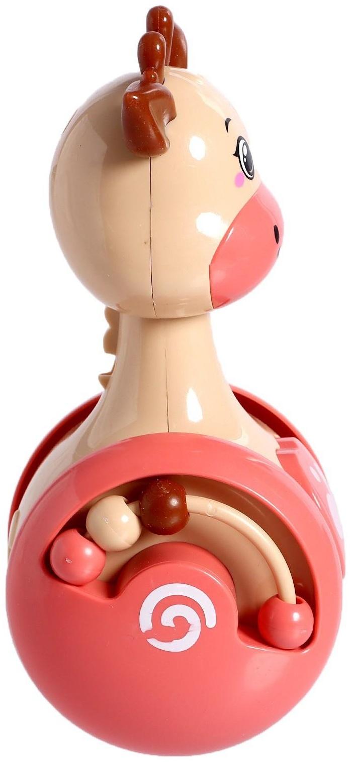 Развивающая игрушка «Оленёнок Робби», цвет бежевый