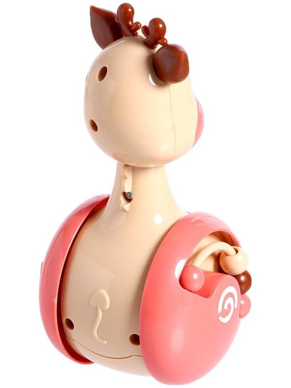 Развивающая игрушка «Оленёнок Робби», цвет бежевый