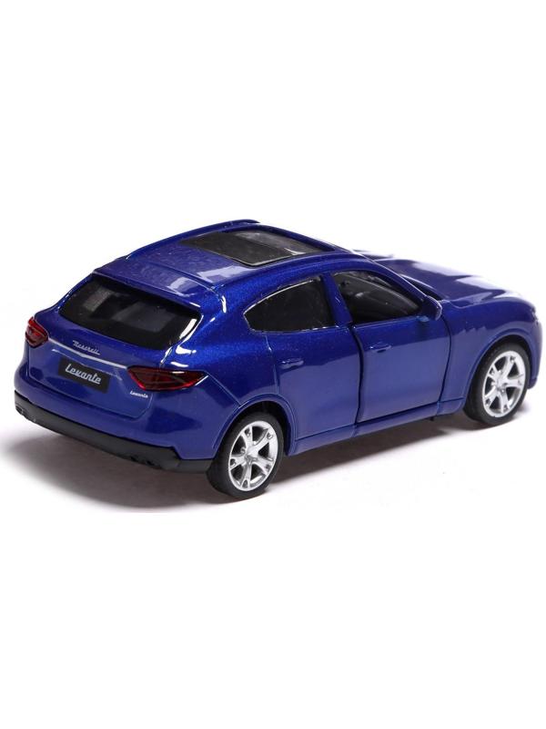 Машина металлическая MASERATI LEVANTE, 1:43, инерция, открываются двери, цвет синий