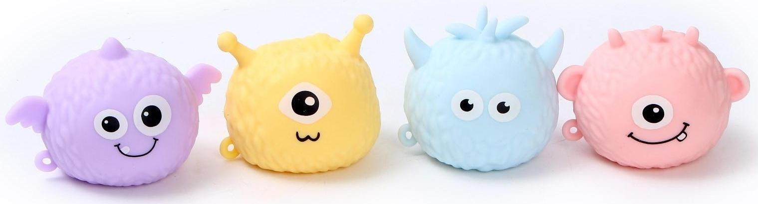 Мялка «Чудик» с пастой, цвета МИКС