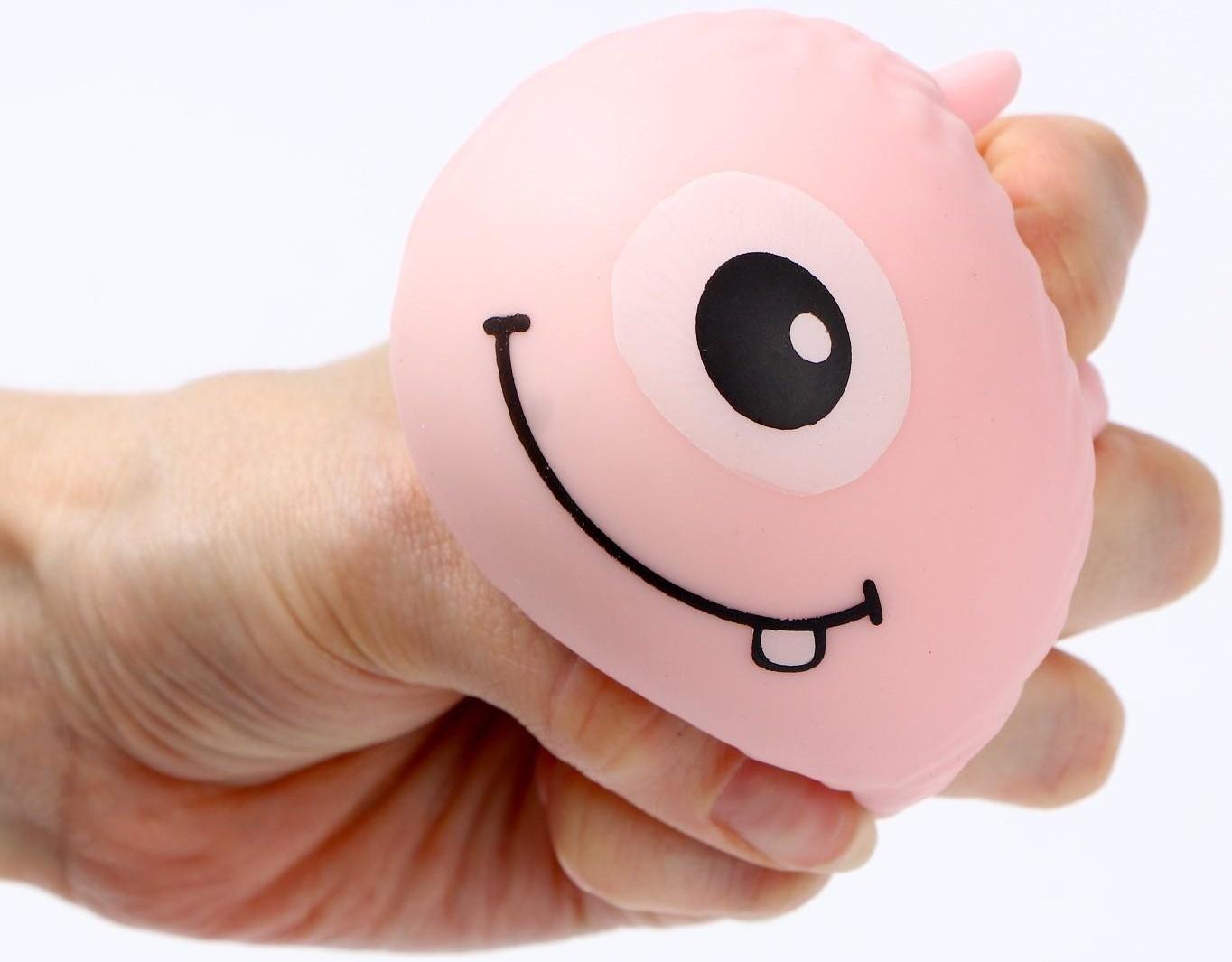 Мялка «Чудик» с пастой, цвета МИКС