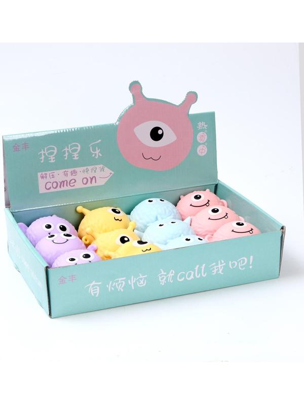 Мялка «Чудик» с пастой, цвета МИКС