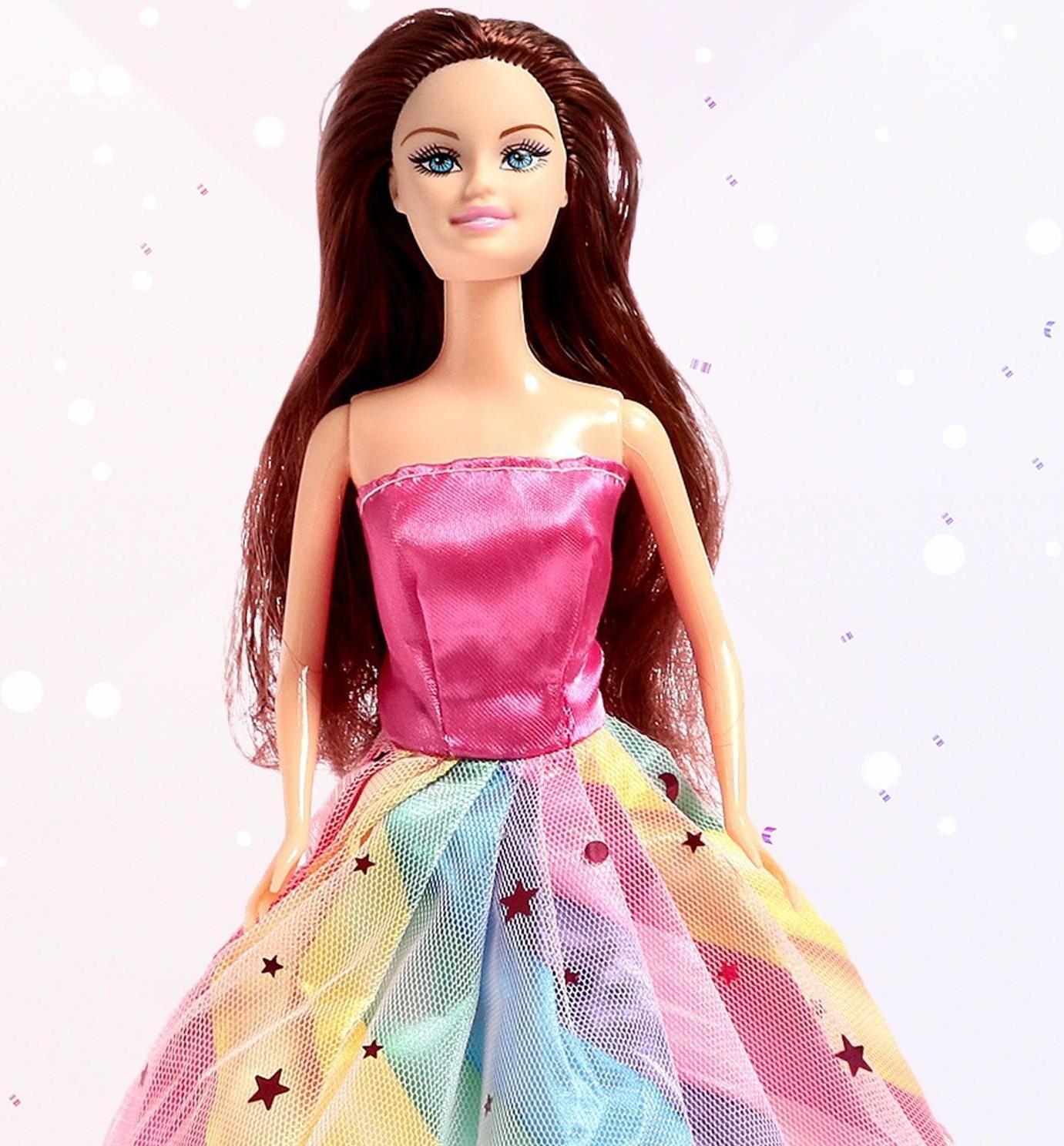 Кукла-модель «Анна» в платье, цвет розовый