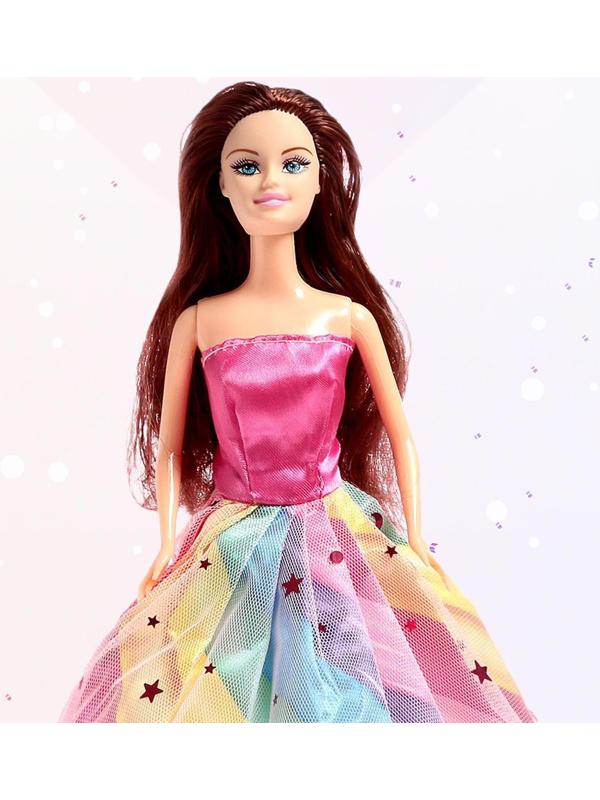 Кукла-модель «Анна» в платье, цвет розовый