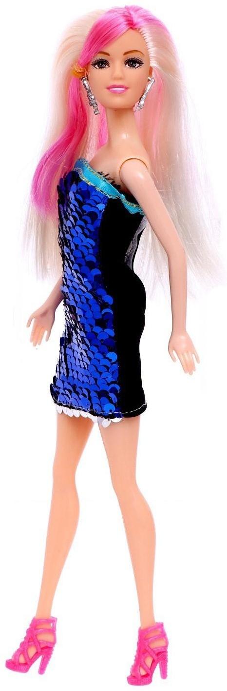 Кукла-модель «Ульяна» в платье, цвет синий