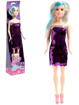 Кукла-модель «Ульяна» в платье, цвет фиолетовый