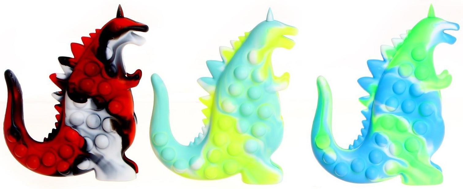 Мялка «Динозавр», цвета МИКС