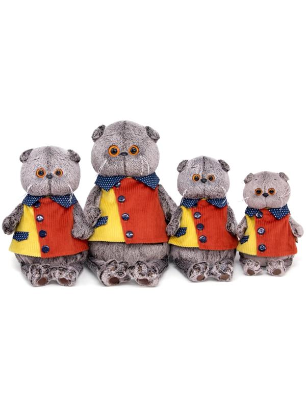 Мягкая игрушка «Басик в вельветовом жилете», 25 см