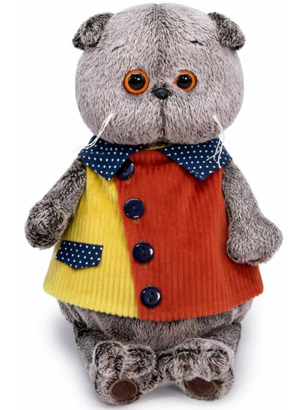 Мягкая игрушка «Басик в вельветовом жилете», 25 см