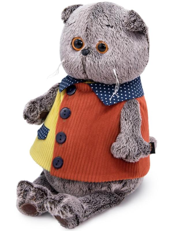 Мягкая игрушка «Басик в вельветовом жилете», 25 см