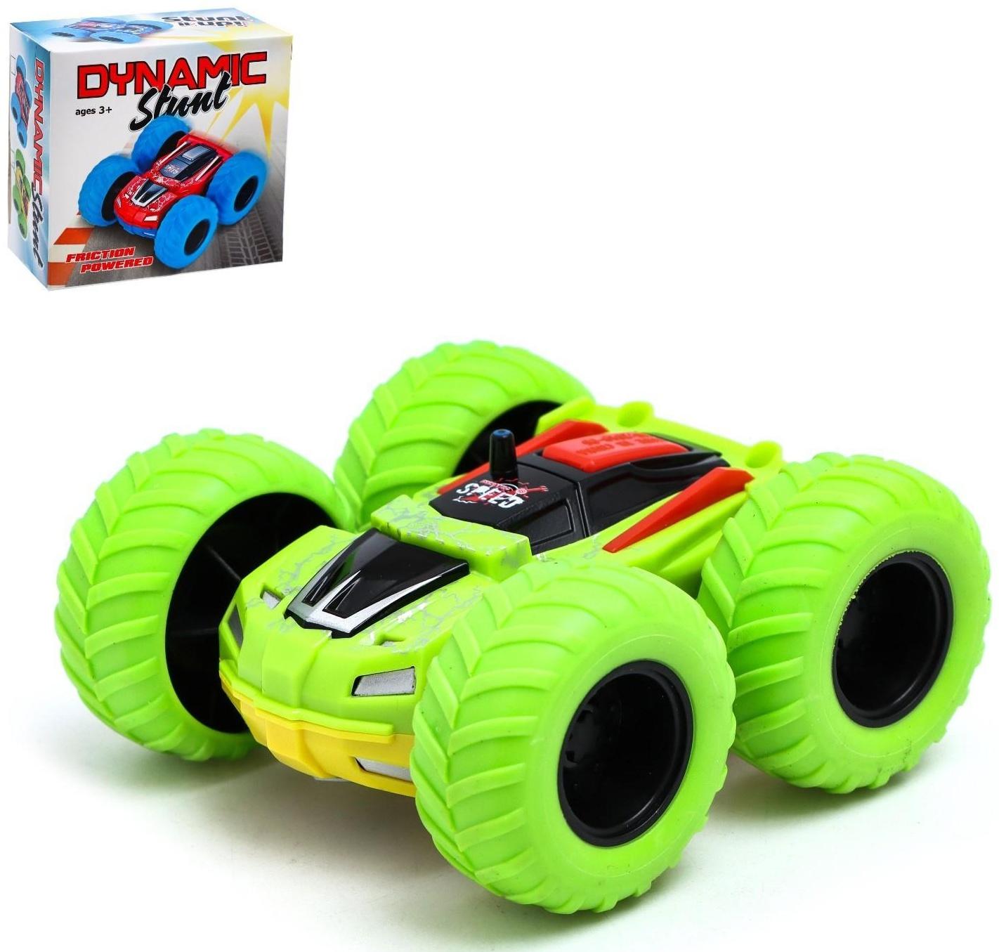 Перевёртыш инерционный «Трюкач», цвет зелёный