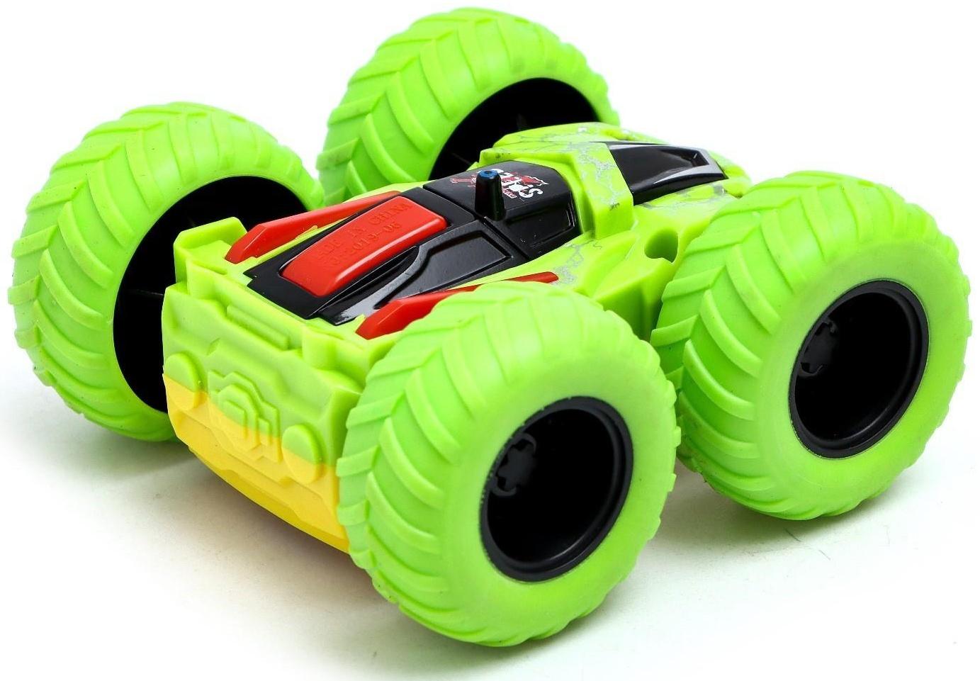 Перевёртыш инерционный «Трюкач», цвет зелёный