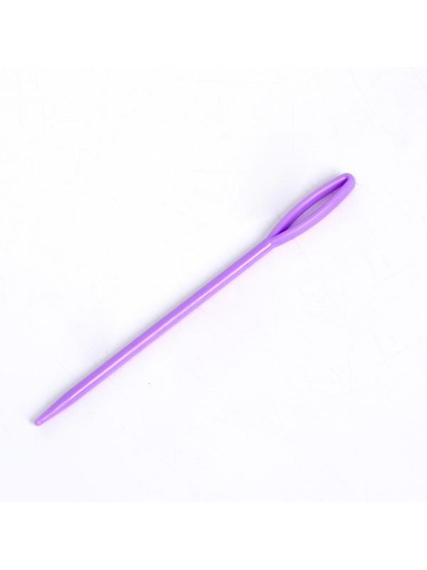 Игла пластиковая, набор 20 шт, размер 1 шт 9 см, цвета МИКС