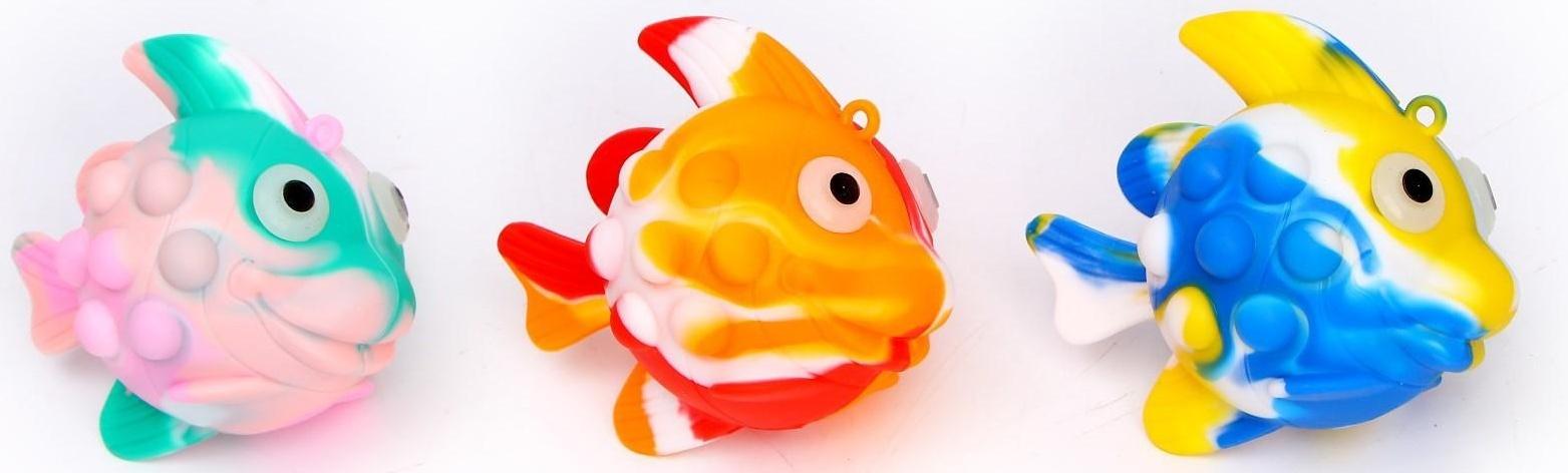 Мялка «Рыбка», цвета МИКС