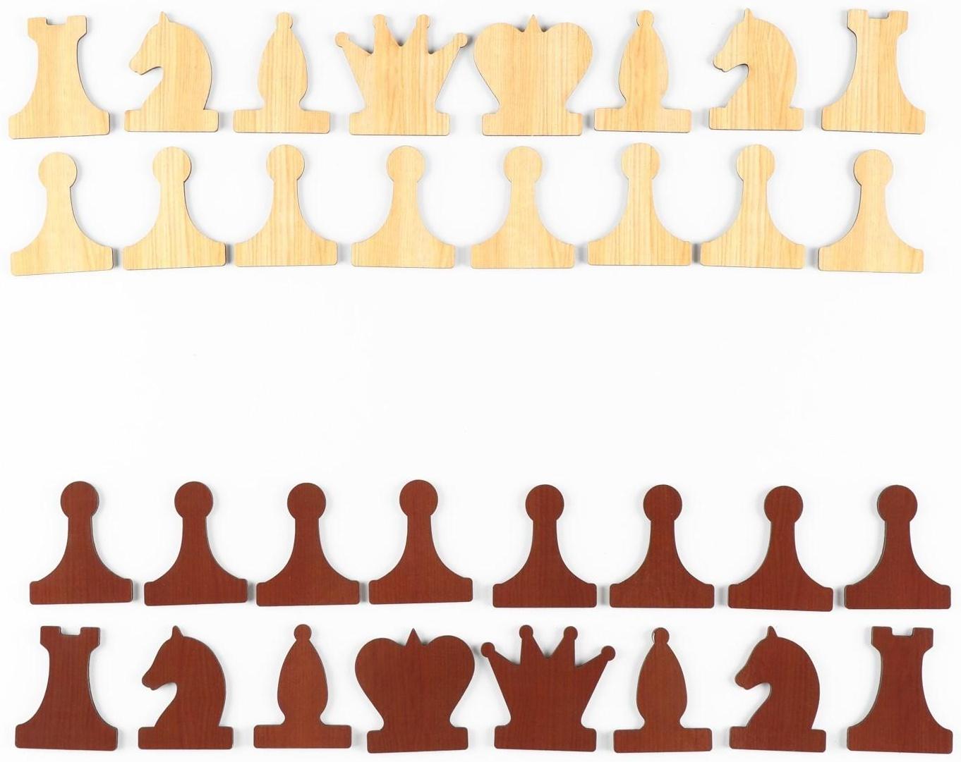 Набор магнитных фигур для демонстрационных шахмат 