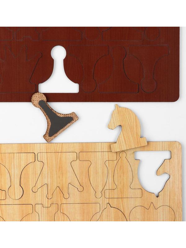 Набор магнитных фигур для демонстрационных шахмат 