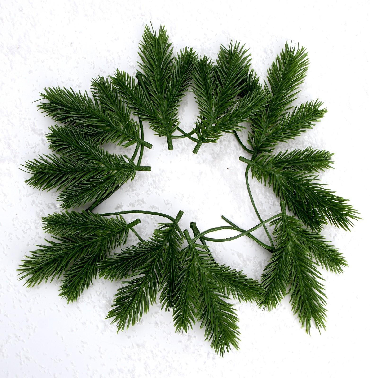 Декор «Веточка ели», набор 10 шт., размер 1 шт. — 13 × 9 × 3 см