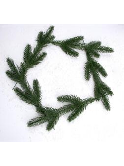 Декор «Веточка ели», набор 5 шт., размер 1 шт. — 28 × 11 × 2 см