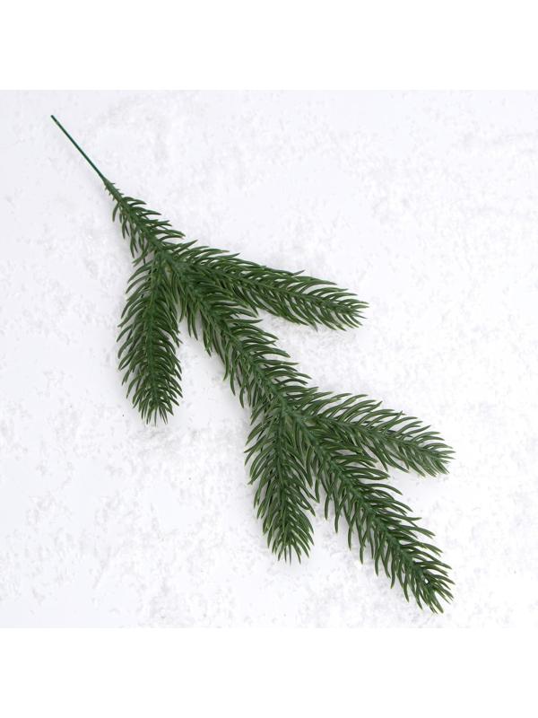 Декор «Веточка ели», набор 5 шт., размер 1 шт. — 28 × 11 × 2 см