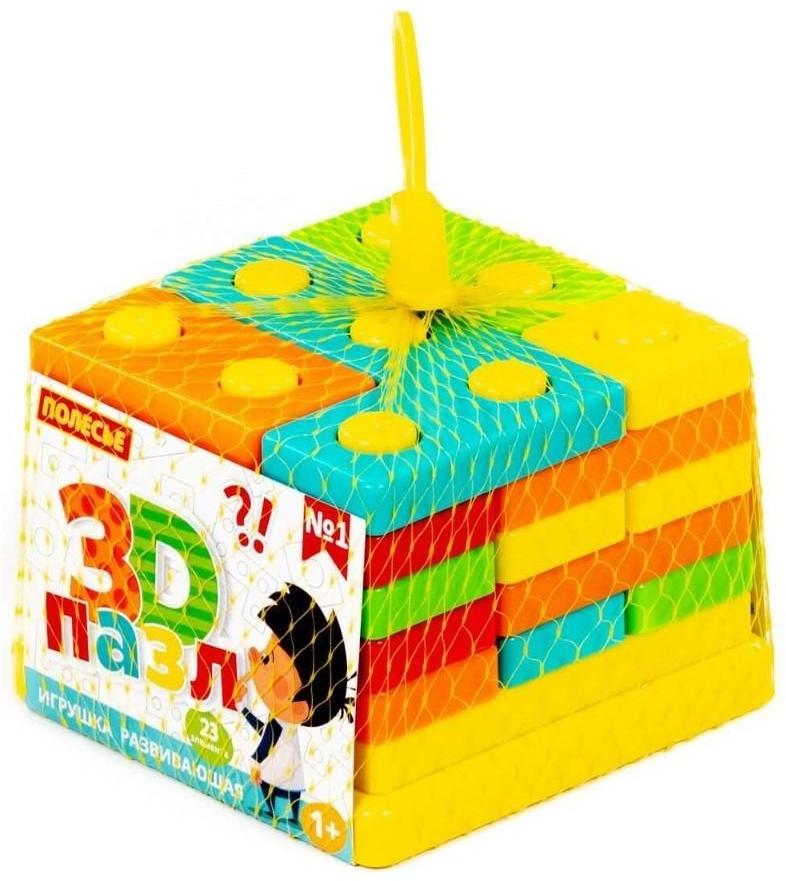 Развивающая игрушка «3D пазл» №1, 23 элемента