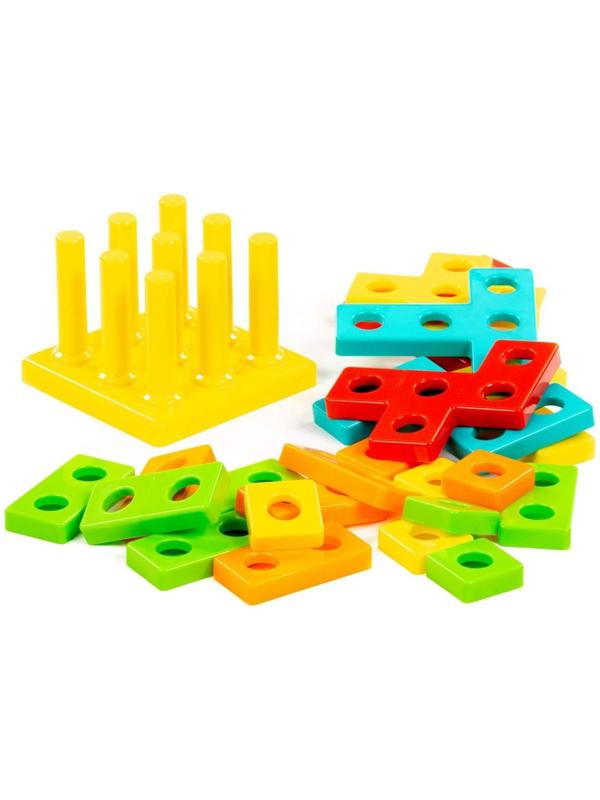 Развивающая игрушка «3D пазл» №1, 23 элемента