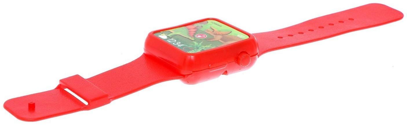 Часы музыкальные «Супер часы», звук, цвет красный