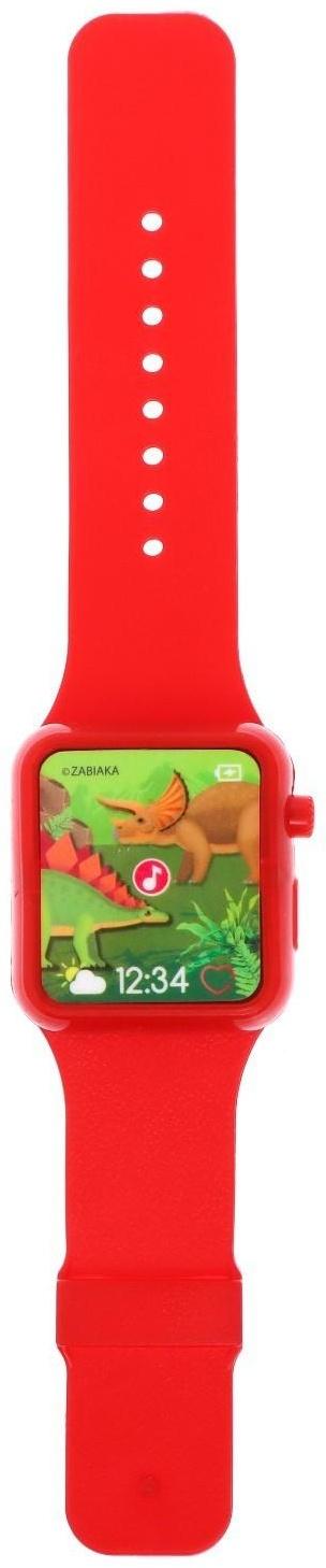 Часы музыкальные «Супер часы», звук, цвет красный