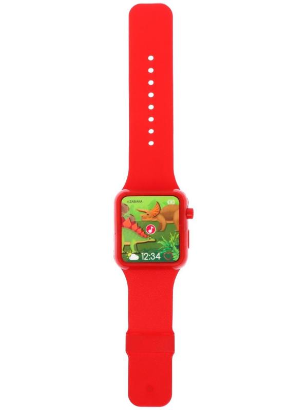 Часы музыкальные «Супер часы», звук, цвет красный