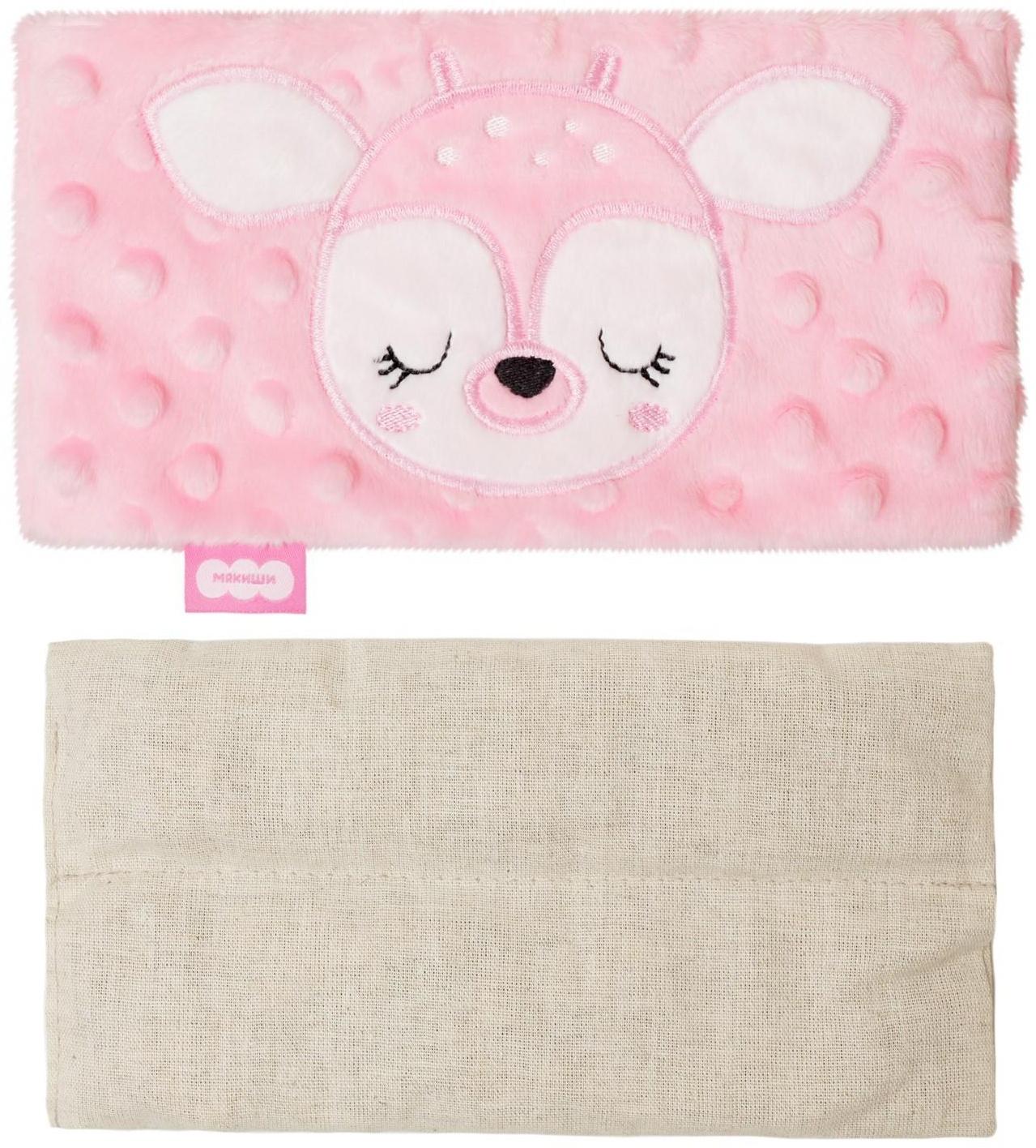 Развивающая игрушка-грелка «Оленёнок», с вишнёвыми косточками