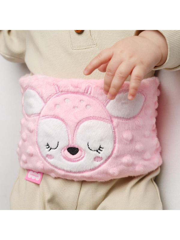 Развивающая игрушка-грелка «Оленёнок», с вишнёвыми косточками